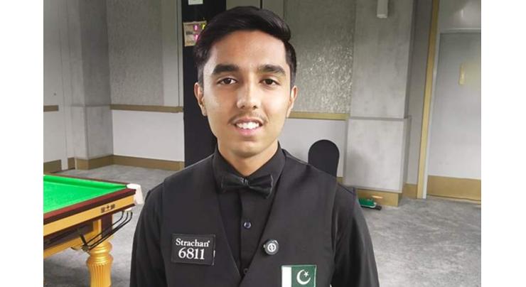 Hasnain Akhtar sets highest break in u21 round