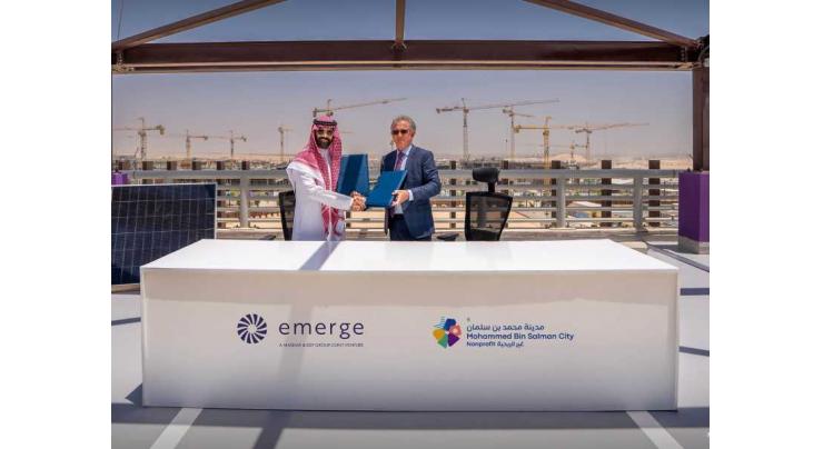 Emerge, Misk City sign landmark solar agreement to power vision for green urban future