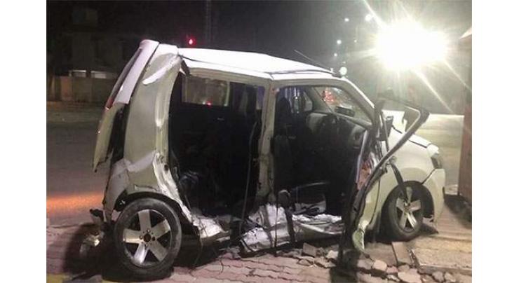 Four injured in road accident