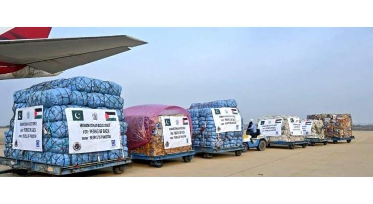 Pakistan to send 200 tons of relief aid to Palestine
