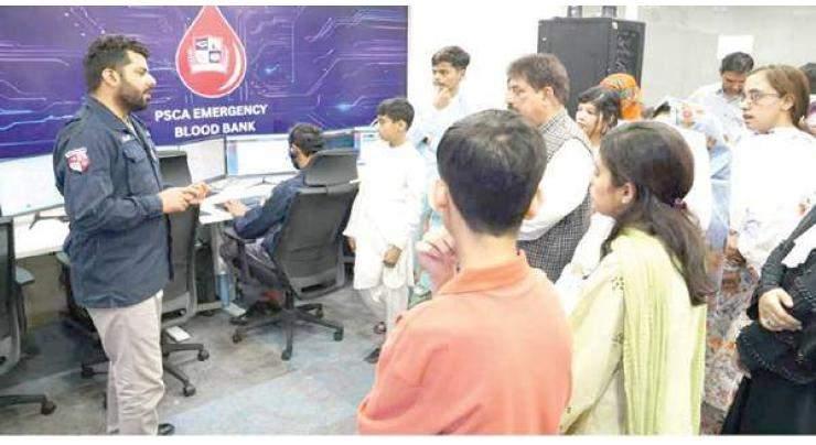 PSCA blood bank saves newborn with timely blood donation