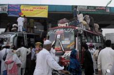 Intercity Bus Terminal set up at Sohrab goth, ille ..