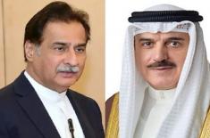 رئیس مجلس النواب البحریني یھنئی رئيس البرلمان سردار اياز ..
