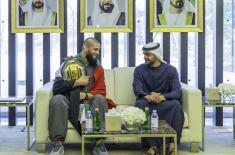 Zayed bin Mohamed bin Zayed welcomes UFC world cha ..