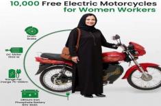 Sindh starts 10,000 free electric bikes for women ..