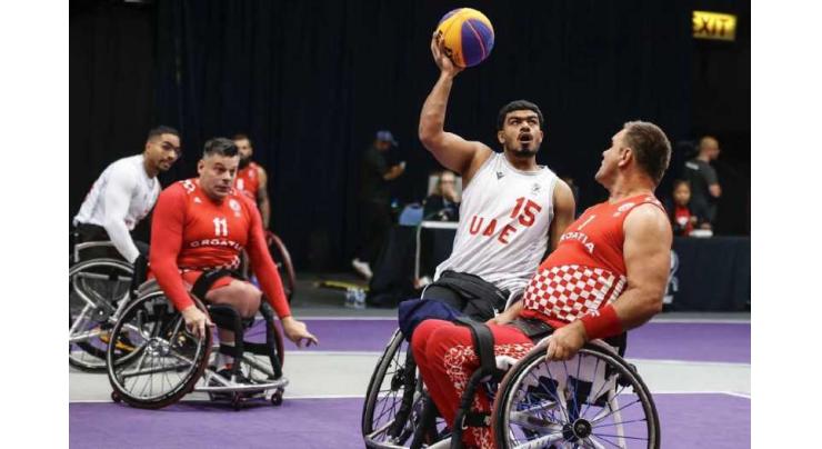 UAE national team defeats Croatia in opening match of Wheelchair Basketball World Cup