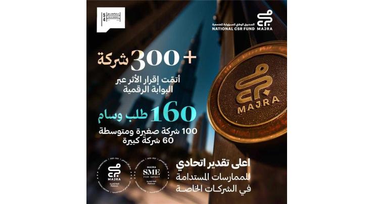 MAJRA: 300 companies complete Impact Declaration through Sustainable Impact Digital Portal