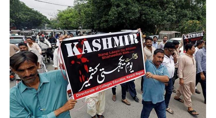 Six years on, India’s actions in Kashmir still a blatant violation of UN Resolutions, says Fakhar Imam