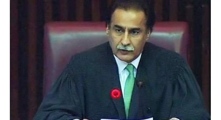 Speaker National Assembly Sardar Ayaz Sadiq appoints six-member panel to chair NA proceedings