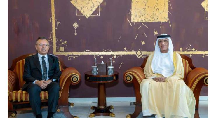 Saud bin Saqr receives Ambassador of Türkiye