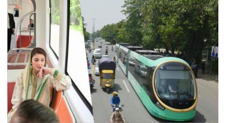 Chief Minister Punjab Launches State-of-the-Art Urban Electric Tram (SRT) in Lahore.