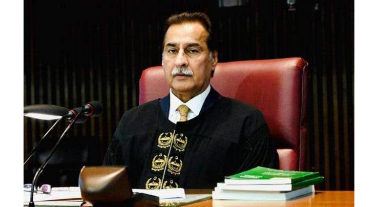 NA Speaker mourns passing of former LHC Chief Justice Mian Allah Nawaz