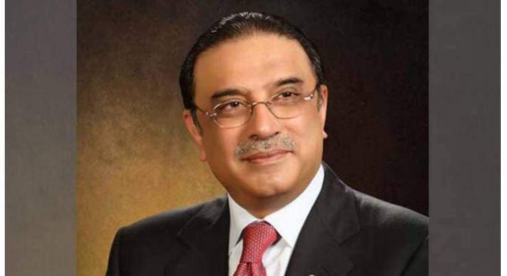 President Zardari vows to work for welfare, protection of minorities’ rights