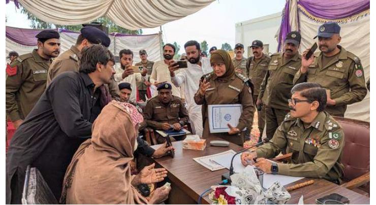 RPO holds Open Court at Naseerabad Police Station to address public complaints