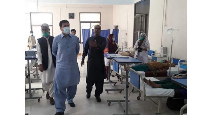 Commissioner Sukkur visits civil hospital with chairman district council