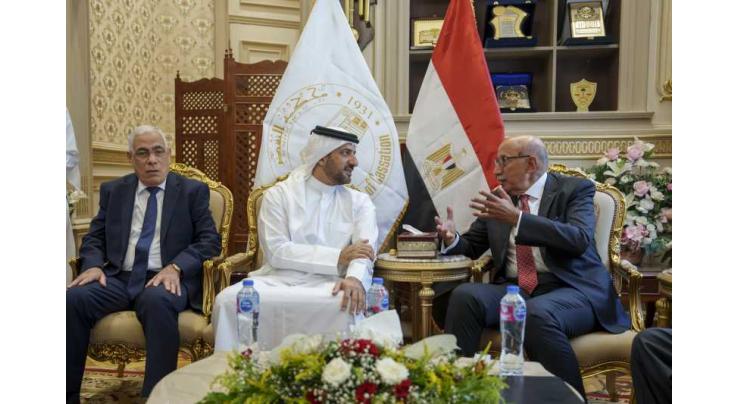 Sultan bin Ahmed visits Court of Cassation in Egypt