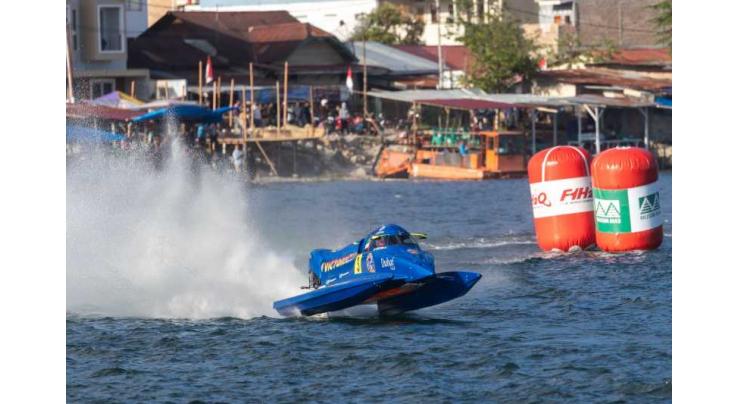 UAE boats dominate sprint scene at F1H2O World Championship opener in Lake Toba