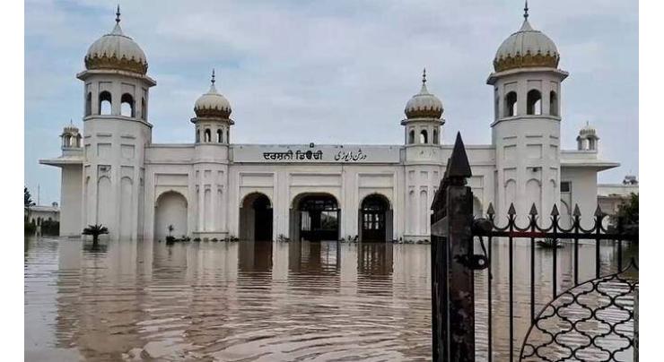 Kartarpur Gurdwara cleared of flood water under CM Punjab’s order of swift restoration
