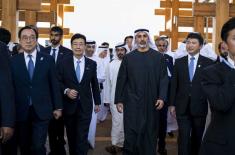 Crown Prince of Abu Dhabi visits UAE Pavilion at E ..