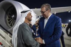 UAE President arrives in Belgrade on working visit ..