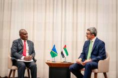 Abdullah bin Zayed meets Solomon Islands Prime Min ..