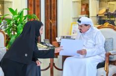 Humaid bin Rashid reviews results of Household Inc ..
