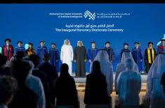 Khaled bin Mohamed bin Zayed witnesses MBZUAI inau ..