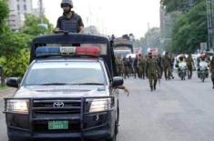 Police conduct search operations to ensure law & o ..