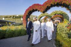 Theyab bin Tahnoon unveils Dubai Miracle Garden Se ..