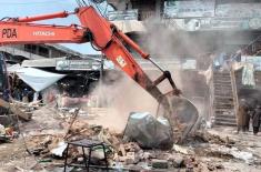 Police launched Anti-encroachment operation in SBA