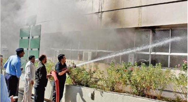 Record keeper remanded in fire incident at Model Town courts