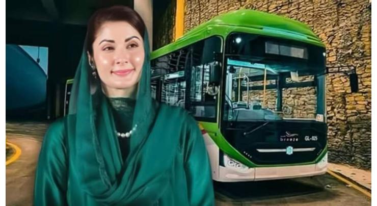 CM Maryam inaugurates first electro bus service in south Punjab