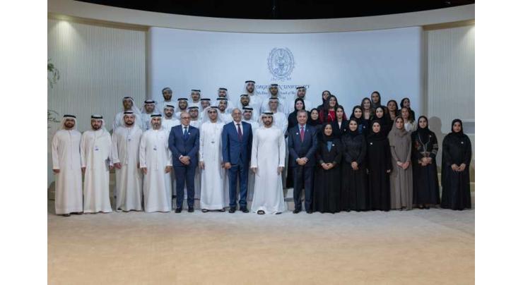 Hamdan bin Mohammed attends graduation of first cohort of Georgetown University’s Executive MBA programme