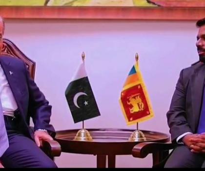 رئیس الوزراء شھباز شریف یجتمع مع رئیس سریکلانکا علی ھامش اجتماع الأمم المتحدة
