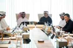 In presence of Khaled bin Mohamed bin Zayed, Tahno ..