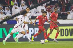 تعادل منتخبي عمان وقطر في الملحق الآسيوي المؤهل لكأس العالم ..