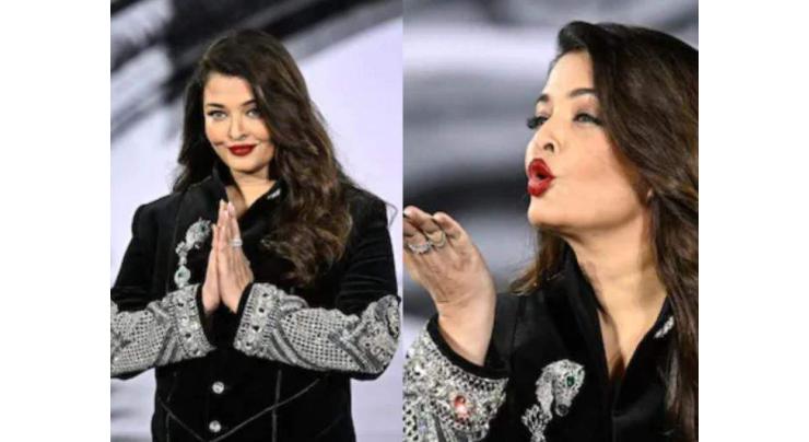 Aishwarya Rai Bachchan stuns at Paris Fashion Week in Manish Malhotra creation