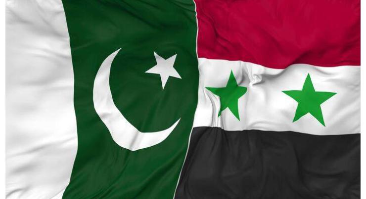 Pakistan, Syria resolve to strengthen ties, continue efforts for regional peace