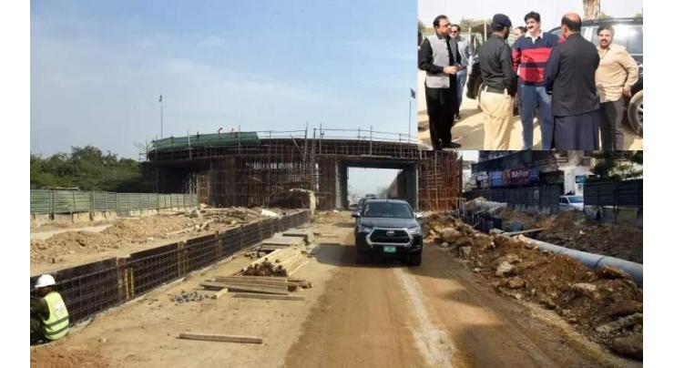 Work accelerates on Shahrah-e-Bhutto, Malir Halt underpass projects