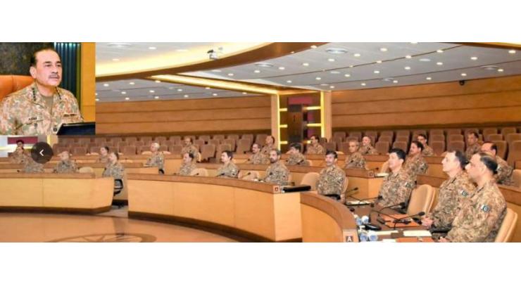 COAS chairs 275th Corps Commanders’ Conference at GHQ