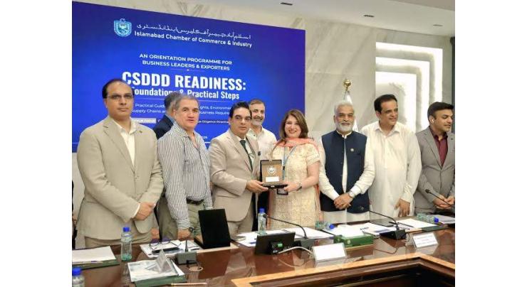 ICCI hosts session on preparing Pakistani businesses for rmerging EU sustainability requirements
