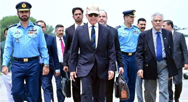 PM Shehbaz leaves for Iran to attend Ayatollah Khamenei's funeral