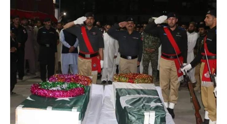 SHO among 2 policemen martyred in terrorist ambush in Mohmand