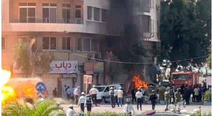At least 18 injured in Damascus blasts during Macron's visit to Syria