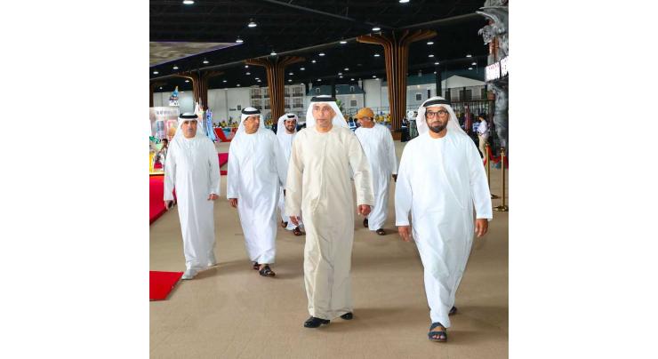 Abu Dhabi Heritage Authority Chairman, Director of Office of Presidential Court Chairman inspect Sheikh Zayed Summer Festival 2026 in Al Wathba