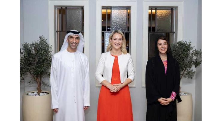 Reem Al Hashimy, Thani Al Zeyoudi receive Ireland’s Minister for Foreign Affairs and Trade, and Minister for Defence