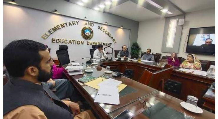 High-level Meeting Reviews KP Digital Education Reforms