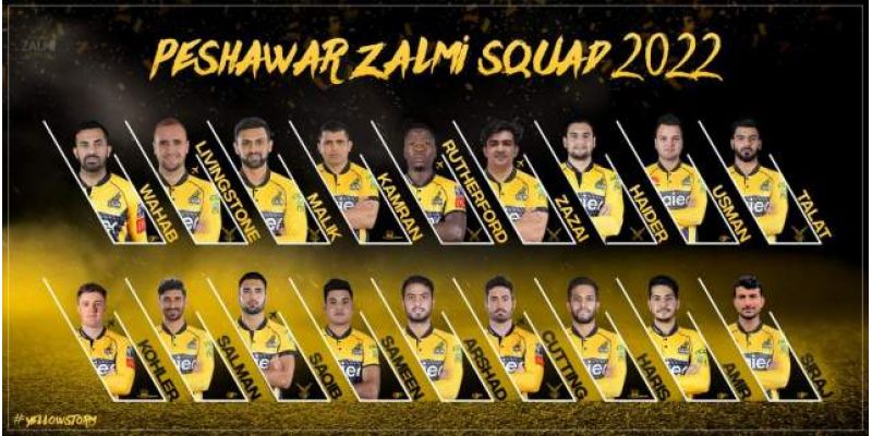 Peshawar Zalmi Squad 2022 HBL PSL Season 07 All Details