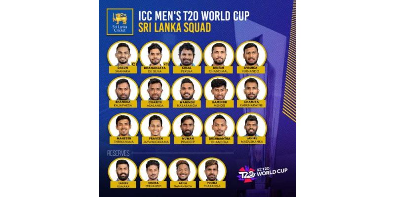 ICC T20 World Cup 2021 Sri Lanka Squad, Captain, Vice-Captain, Batsman, Bowlers, All Details