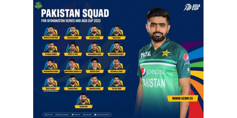 Asia Cup 2023 Pakistan Squad, Batters, All-Rounders, Bowlers, Wicketkeepers